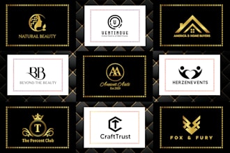 do unique modern minimalist stunning business logo design