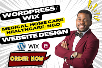 design home care website healthcare medical ngo website senior care website