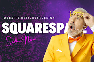 develop squarespace website, design or redesign squarespace website