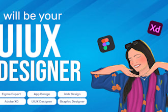 do mobile app UI UX or website UI UX design with wireframe, prototype in figma