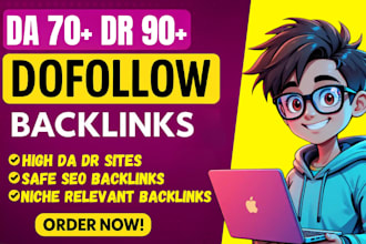 provide high quality da 70 dr 90 dofollow permanent guest post backlinks