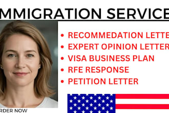 write recommendation letter for eb2 niw eb1 o1 US immigration