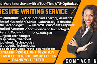 write professional medical assistant, surgical technologist, doctor resume
