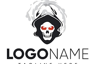 design beautiful demon logo