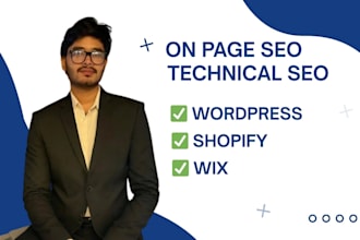 fix on page and technical SEO issues