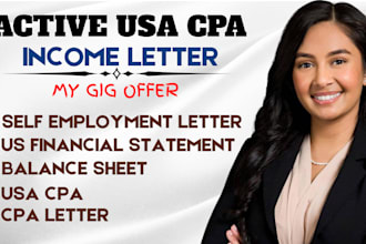 do cpa letter, sign us audit, review financial statement, profit and loss