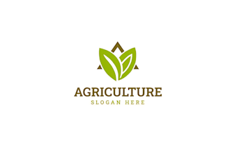 do agriculture, landscape lawn care and business logo design