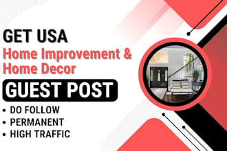 publish guest post on a authority home improvement website