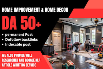 provide guest post on plumbing and home improvement sites