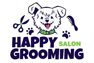 design awesome grooming logo