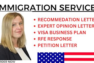write recommendation letter for eb2 niw eb1 o1 US immigration