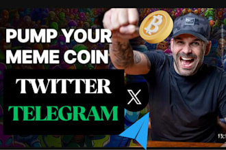 reach 500k solana memecoin investors run accepted telegram ads twitter promotion