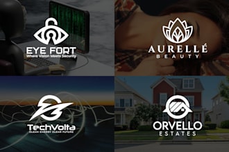 do modern minimalist stunning business logo design