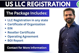 register llc for US and non US residents and get ein and boi