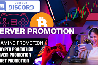 discord server promotion, minecraft, rust, roblox, gaming server promotion