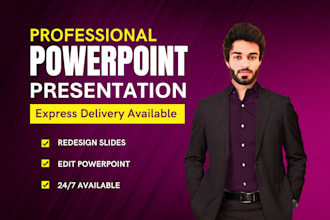 edit, format, or redesign a modern powerpoint presentation in 24 hours