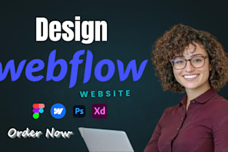 design or redesign webflow, wix, wordpress websites