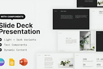 design business presentation pitch deck powerpoint designs and google slides