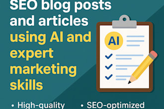 write SEO blog posts and articles using ai