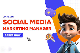 be your linkedin marketing b2b manager linked in follower growth content creator