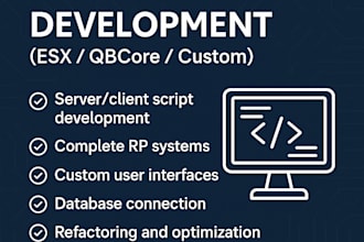 develop custom scripts for your fivem server