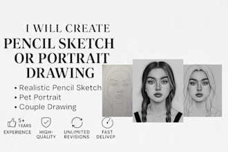 create handmade art illustration for you