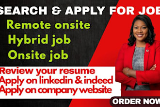 job search and apply for remote job application and reverse recruiter