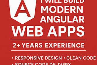build, responsive angular applications with clean code