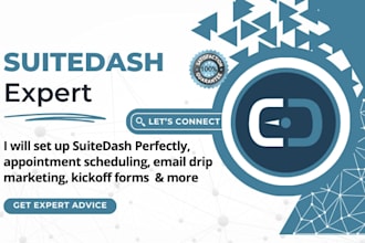 suitedash expert, appointment scheduling, email drip marketing, kichoff form