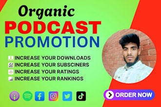 do organic podcast promotion on top platforms