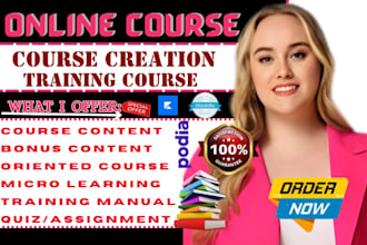 create ebook online course content workbook ppt slides for any learning website