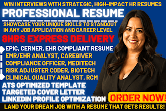 write healthcare medical assistant doctor nurse pharmacist social worker resume