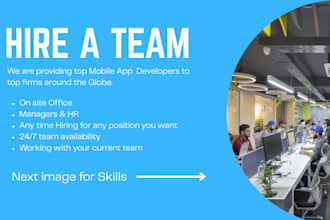 let you hire a team of mobile app developers mobile app team