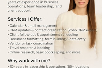 a virtual executive assistant with more than 10 years of experience