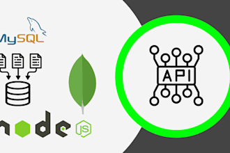 do backend for rest apis in javascript, node js, express, mongodb, mysql