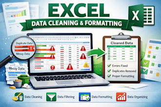 clean, format, marge, split data to summarize your data for better decision