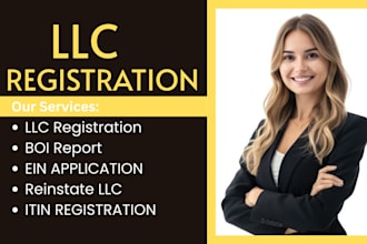 register US llc, amend llc  ,itin, ein , llc registration, dissolve llc