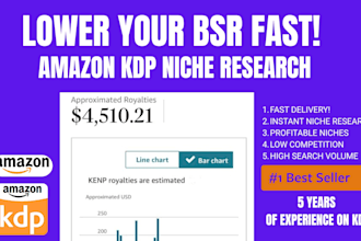 do amazon kdp niche research, listing