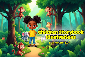 illustrate children storybook illustrations and children book