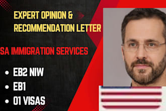 draft recommendation letter for eb2 niw eb1 o1 US immigration