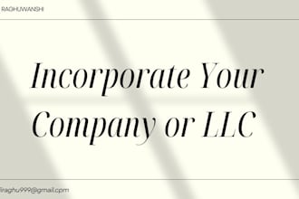 incorporate your company or llc