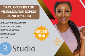 do data analysis, visualization, and write a report using r studio