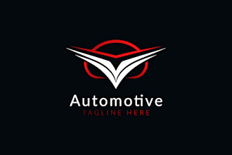 make automotive, garage and auto care business logo design