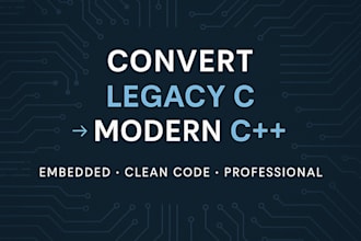 convert your legacy c code to modern cpp