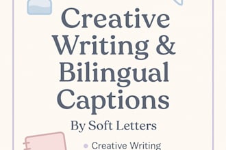 write creative and aesthetic captions for your social media