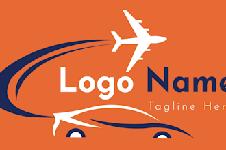 do modern travel logo design