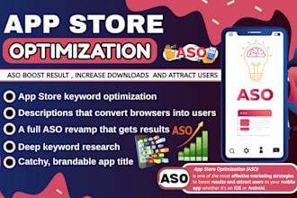 aso expert app store optimization for game, ios, android app description to rank