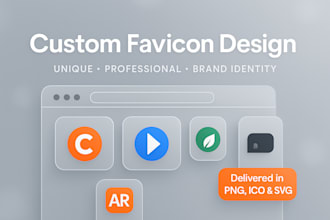 design a professional favicon for your website