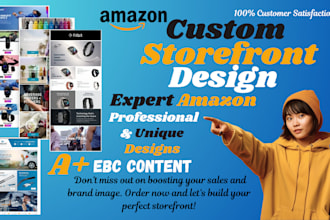 design custom amazon storefront, amazon fba expert store setup