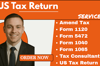 amend tax, US return tax, tax consultant, efile form 1120, 1065, 1040, cpa 5472